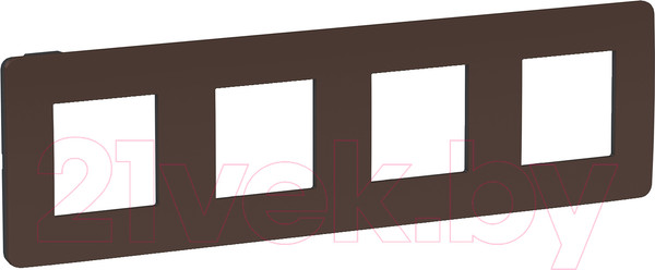 Изображение товара Рамка для выключателей и розеток Schneider Electric Unica NU280817