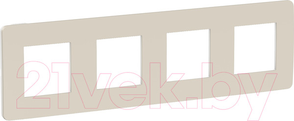 Изображение товара Рамка для выключателей и розеток Schneider Electric Unica NU280824