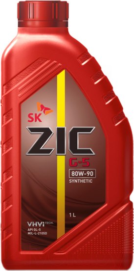 Изображение товара Трансмиссионное масло ZIC G-5 80W90 / 132633 (1л)