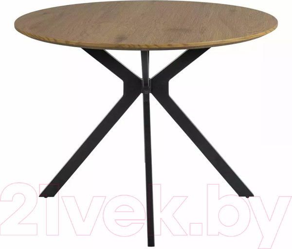 Изображение товара Обеденный стол Signal Aster 100 (дуб/черный)