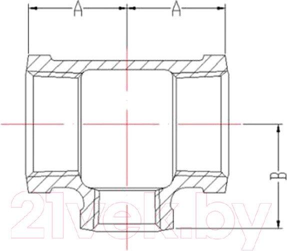 Изображение товара Тройник переходной AV Engineering AVEC430011212