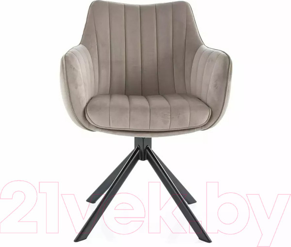 Изображение товара Стул Signal Azalia (Velvet Bluvel 40 темно-бежевый/черный)