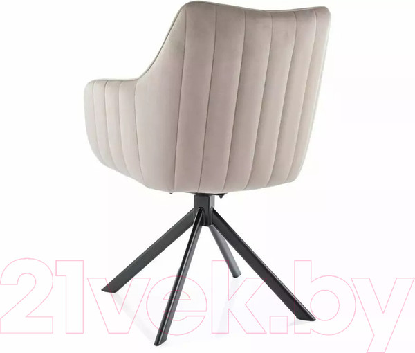 Изображение товара Стул Signal Azalia (Velvet Bluvel 40 темно-бежевый/черный)