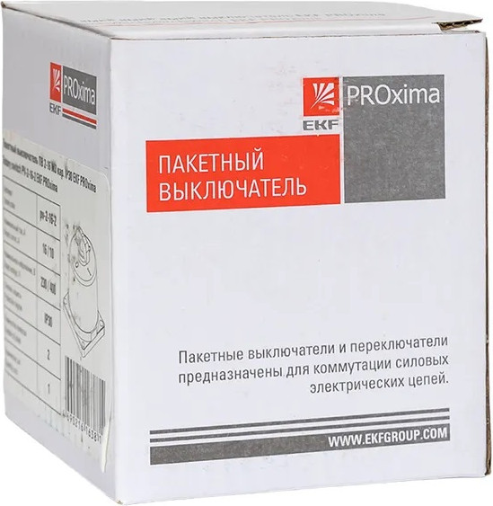 Изображение товара Выключатель пакетный EKF pv-2-16-2