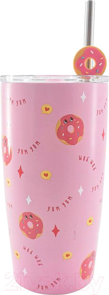 Изображение товара Многоразовый стакан Miniso Happy Foods Collection Donut / 6755