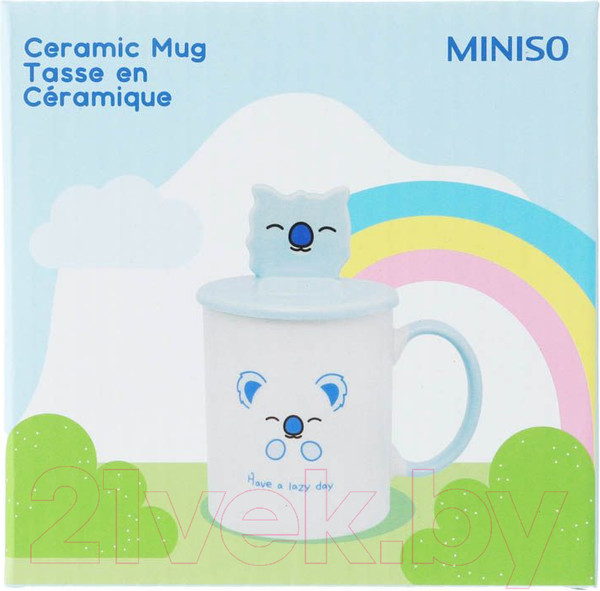 Изображение товара Кружка Miniso Cartoon Series / 2560 (с крышкой)