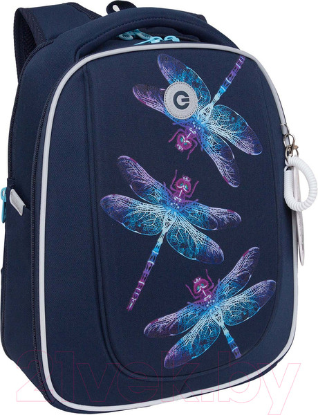 Изображение товара Школьный рюкзак Grizzly RAf-492-2 (синий)