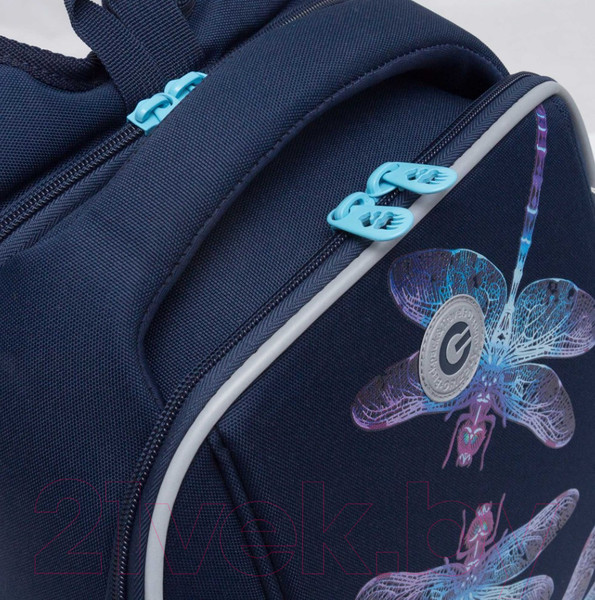 Изображение товара Школьный рюкзак Grizzly RAf-492-2 (синий)