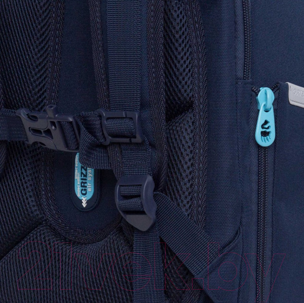 Изображение товара Школьный рюкзак Grizzly RAf-492-2 (синий)