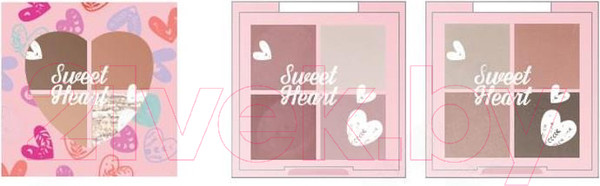 Изображение товара Палетка теней для век Miniso Sweetheart №2 / 3563