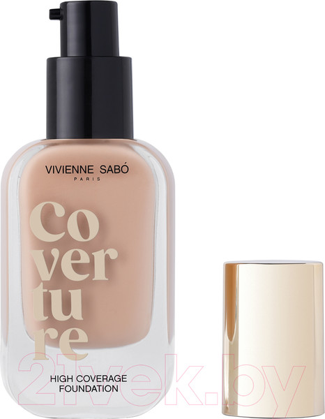 Изображение товара Тональный крем Vivienne Sabo Coverture с плотным покрытием тон 01 Молочно-бежевый (28мл)