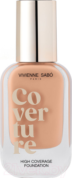 Изображение товара Тональный крем Vivienne Sabo Coverture с плотным покрытием тон 02 Светло-бежевый (28мл)