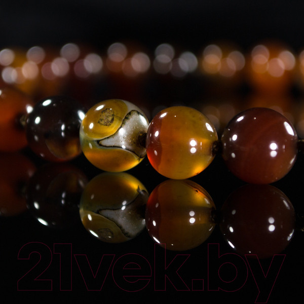 Изображение товара Бусы Wolves Агат 3031 (медный)