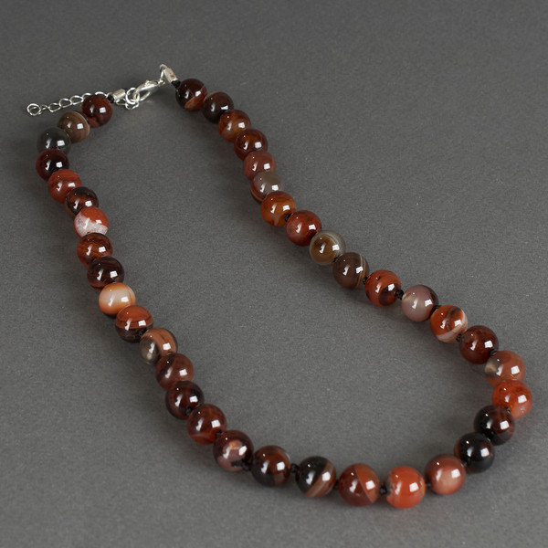 Изображение товара Бусы Wolves Агат 3031 (медный)