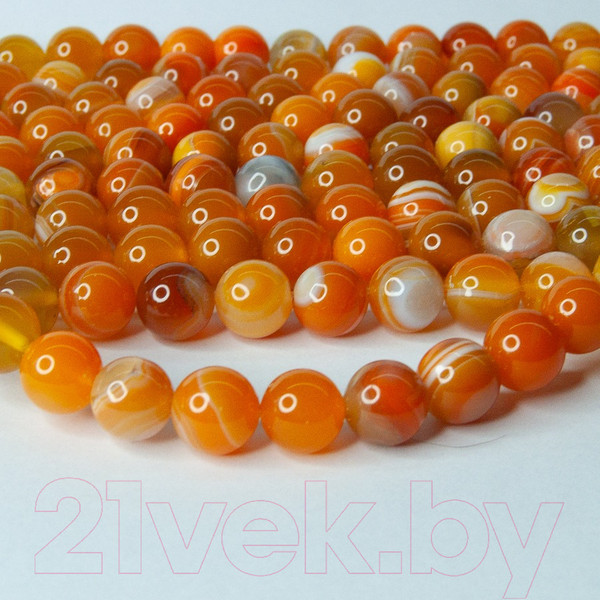 Изображение товара Бусы Wolves Агат 3035 (желтый)