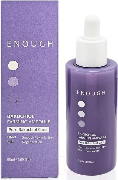 Изображение товара Сыворотка для лица Enough Bakuchiol Farming Ampoule Укрепляющая (50мл)