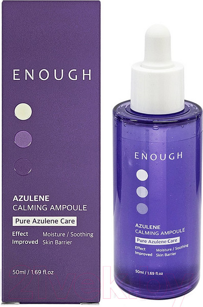 Изображение товара Сыворотка для лица Enough Azulene Calming Ampoule Успокаивающая (50мл)