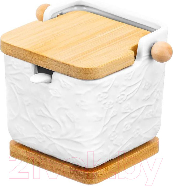 Изображение товара Емкость для хранения Elan Gallery Веточки-цветочки / 950247