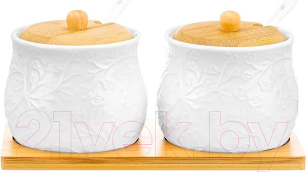 Изображение товара Набор емкостей для хранения Elan Gallery Веточки-цветочки / 950288