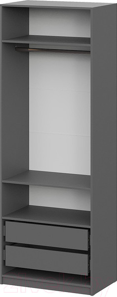 Изображение товара Комплект выдвижных ящиков Mio Tesoro ШК 5 800/1200/1600 (2шт, графит серый)