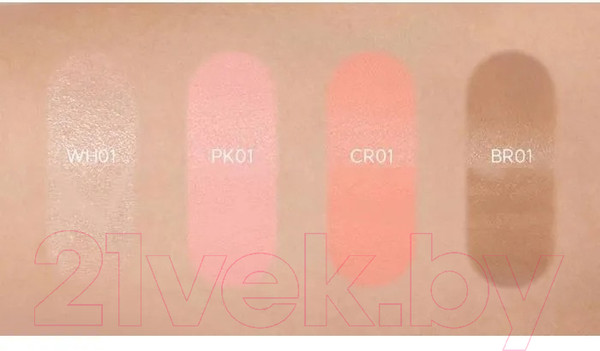 Изображение товара Румяна The Saem Perfect Glam Stick Blusher WH01 Aurora Wave