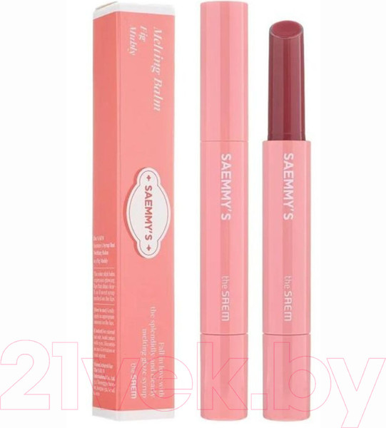 Изображение товара Бальзам для губ The Saem Saemmy's Syrup Shot Melting Balm 05 Fig Muhly