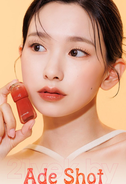 Изображение товара Тинт для губ The Saem Saemmy's Ade Shot Tint 02 Peach Oolong