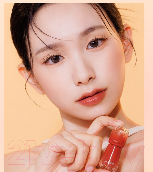 Изображение товара Тинт для губ The Saem Saemmy's Ade Shot Tint 02 Peach Oolong