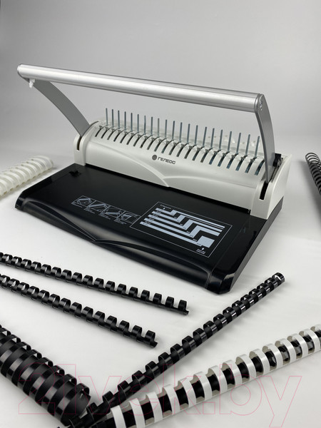 Изображение товара Пружины для переплета Гелеос BCA4-32WB 32мм (белый/черный)