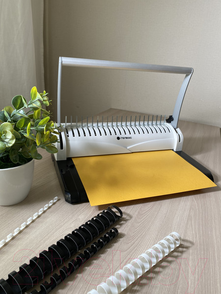 Изображение товара Пружины для переплета Гелеос BCA4-32WB 32мм (белый/черный)