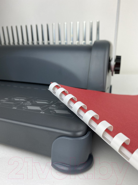 Изображение товара Пружины для переплета Гелеос BCA4-32WB 32мм (белый/черный)