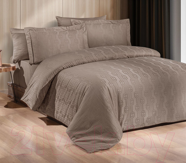 Изображение товара Комплект постельного белья DO&CO Norel / 12169 (коричневый)