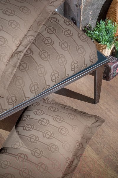 Изображение товара Комплект постельного белья DO&CO Norel / 12169 (коричневый)