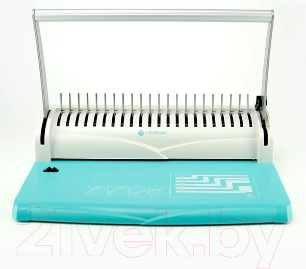 Изображение товара Брошюровщик Гелеос БП-13+ / БП13пбб (бирюзовый/белый)