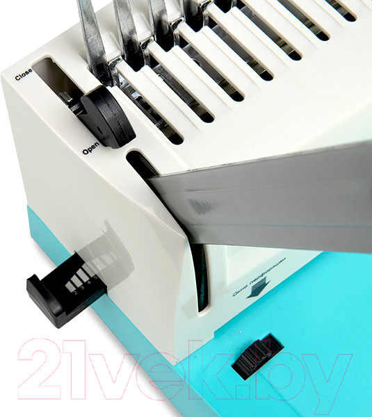 Изображение товара Брошюровщик Гелеос БП-16 / БП16пбб (бирюзовый/белый)