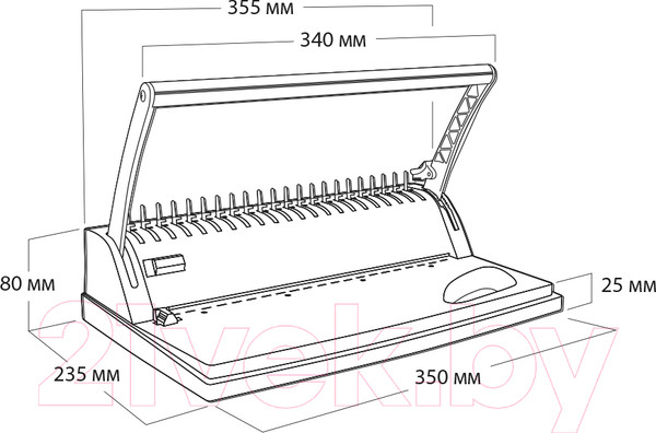 Изображение товара Брошюровщик Гелеос БП-9+ / БП9пк (коричневый)