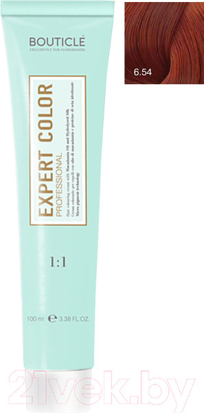 Изображение товара Крем-краска для волос Bouticle Expert Color 6/54 (100мл, темно-русый красно-медный)