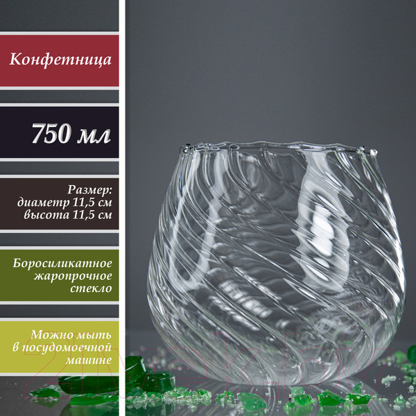 Изображение товара Конфетница Элетех 84-009-11.5см / 4840900102