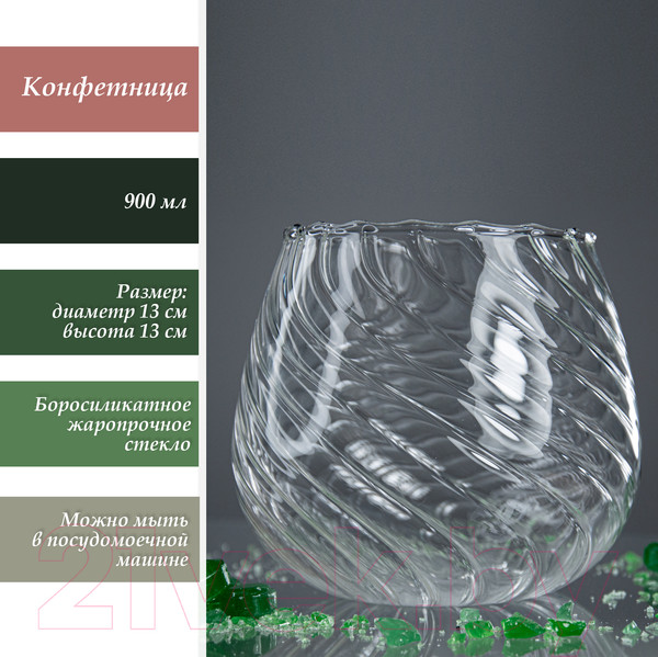 Изображение товара Конфетница Элетех 84-301-13см / 4840900104