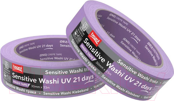 Изображение товара Лента малярная Beorol Brutal 21 день UV Washi Paper 30мм/33м