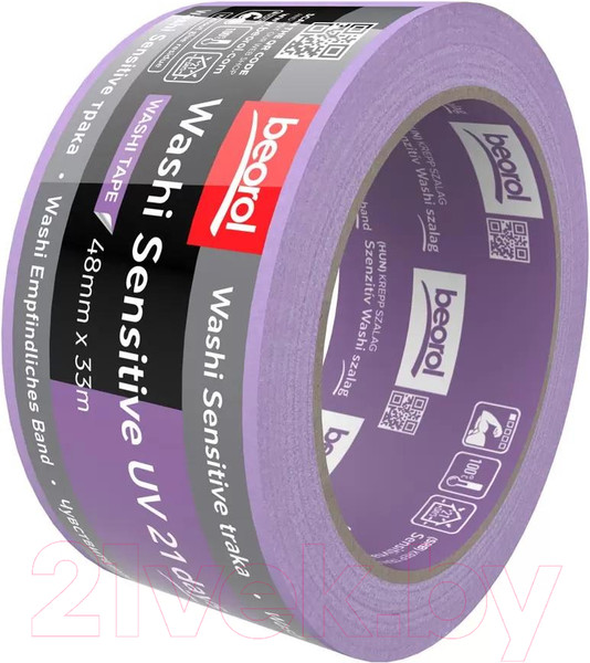 Изображение товара Лента малярная Beorol Brutal 21 дней UV Washi Paper 48мм/33м