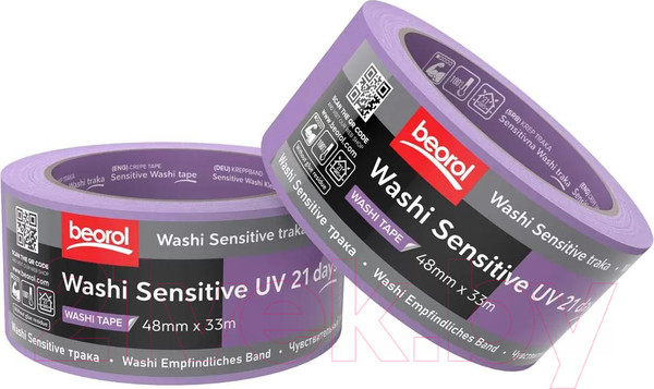 Изображение товара Лента малярная Beorol Brutal 21 дней UV Washi Paper 48мм/33м