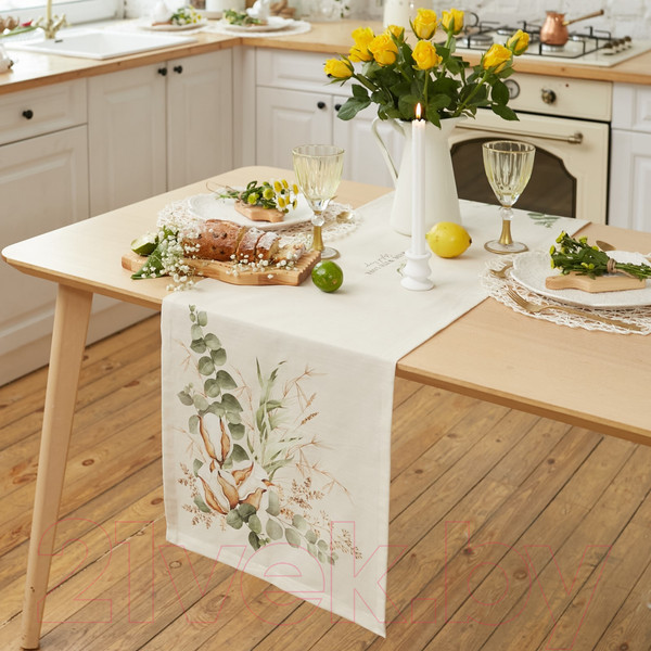 Изображение товара Дорожка на стол Этель Cotton / 10226815 (40x149)