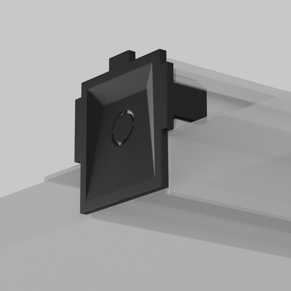 Изображение товара Комплект заглушек для шинопровода Maytoni Accessories for Tracks Radity TRA084EC-12B