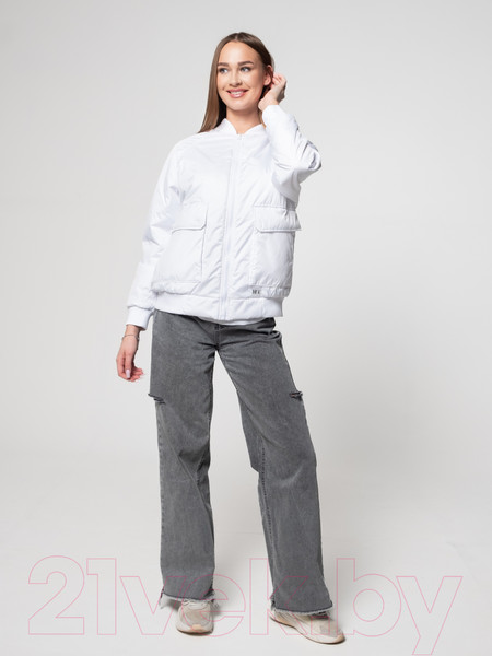 Изображение товара Куртка MT.Style №29 Bomber (2XL, белый)