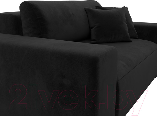 Изображение товара Кресло-кровать Лига Диванов Лига-036 / 121295 (велюр черный)
