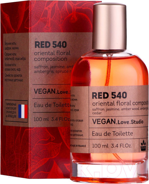 Изображение товара Туалетная вода Delta Parfum Vegan Love Studio Red 540 (100мл)