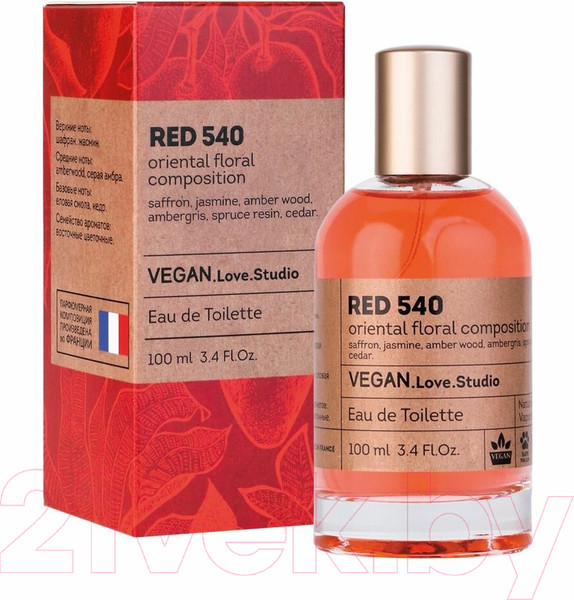 Изображение товара Туалетная вода Delta Parfum Vegan Love Studio Red 540 (100мл)
