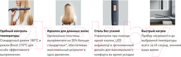 Изображение товара Выпрямитель для волос Rowenta SF1831F0
