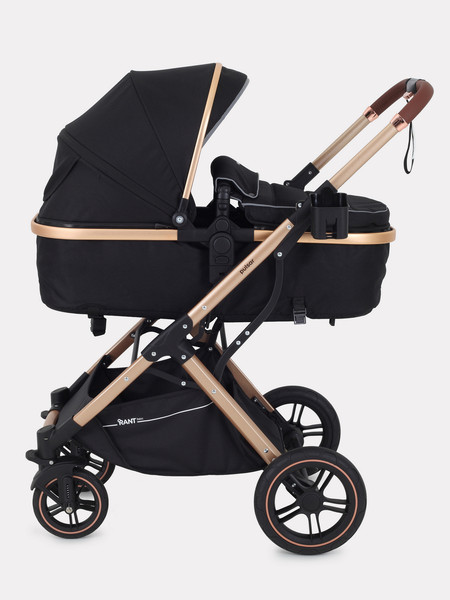 Изображение товара Детская универсальная коляска Rant Basic Pulsar Gold 2 в 1 / RA160  (Black)
